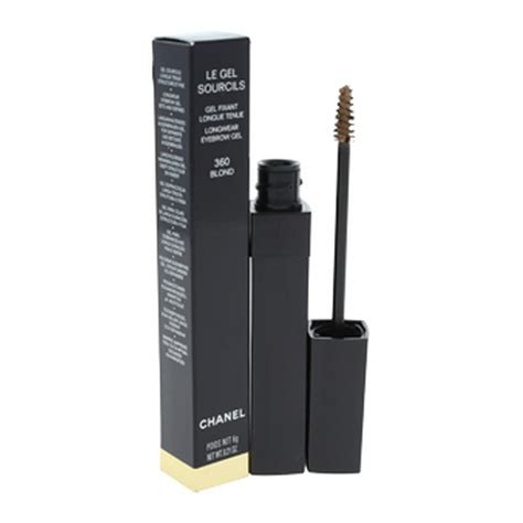 chanel le gel sourcils eyebrow gel|chanel eyebrow pencil blond clair.